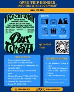 Open Trip Konser Into The Wish : Our Wish