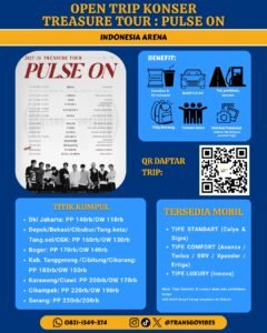 Open Trip Konser Treasure Tour : Pulse On